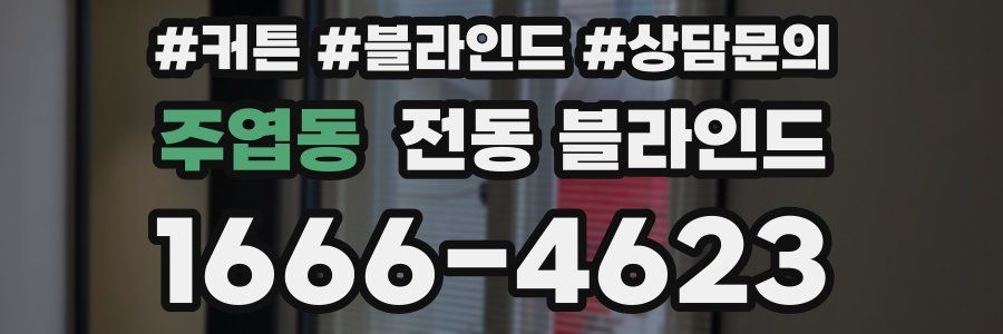 주엽동 전동 블라인드