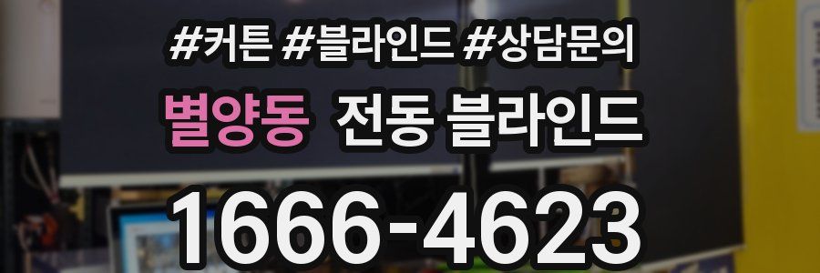 별양동 전동 블라인드