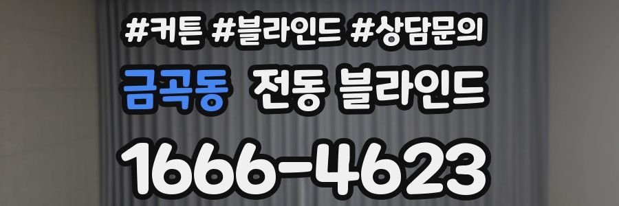 금곡동 전동 블라인드