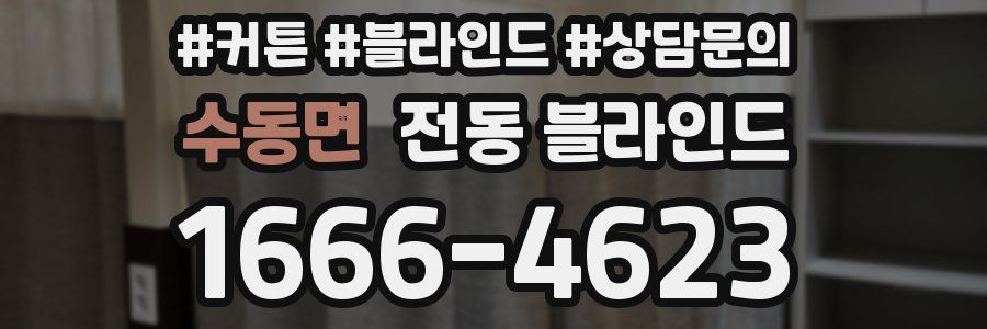 수동면 전동 블라인드