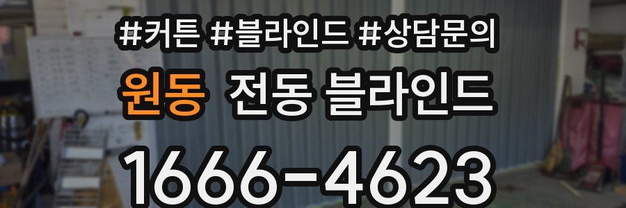 원동 전동 블라인드