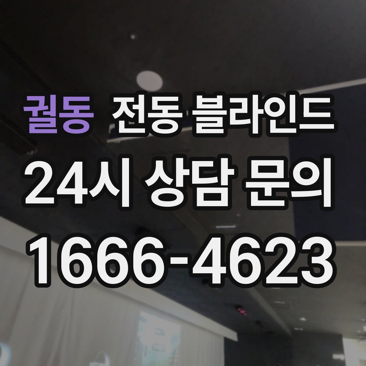 궐동 전동 블라인드