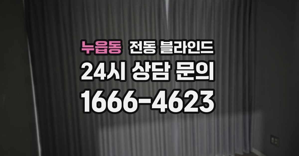 누읍동 전동 블라인드