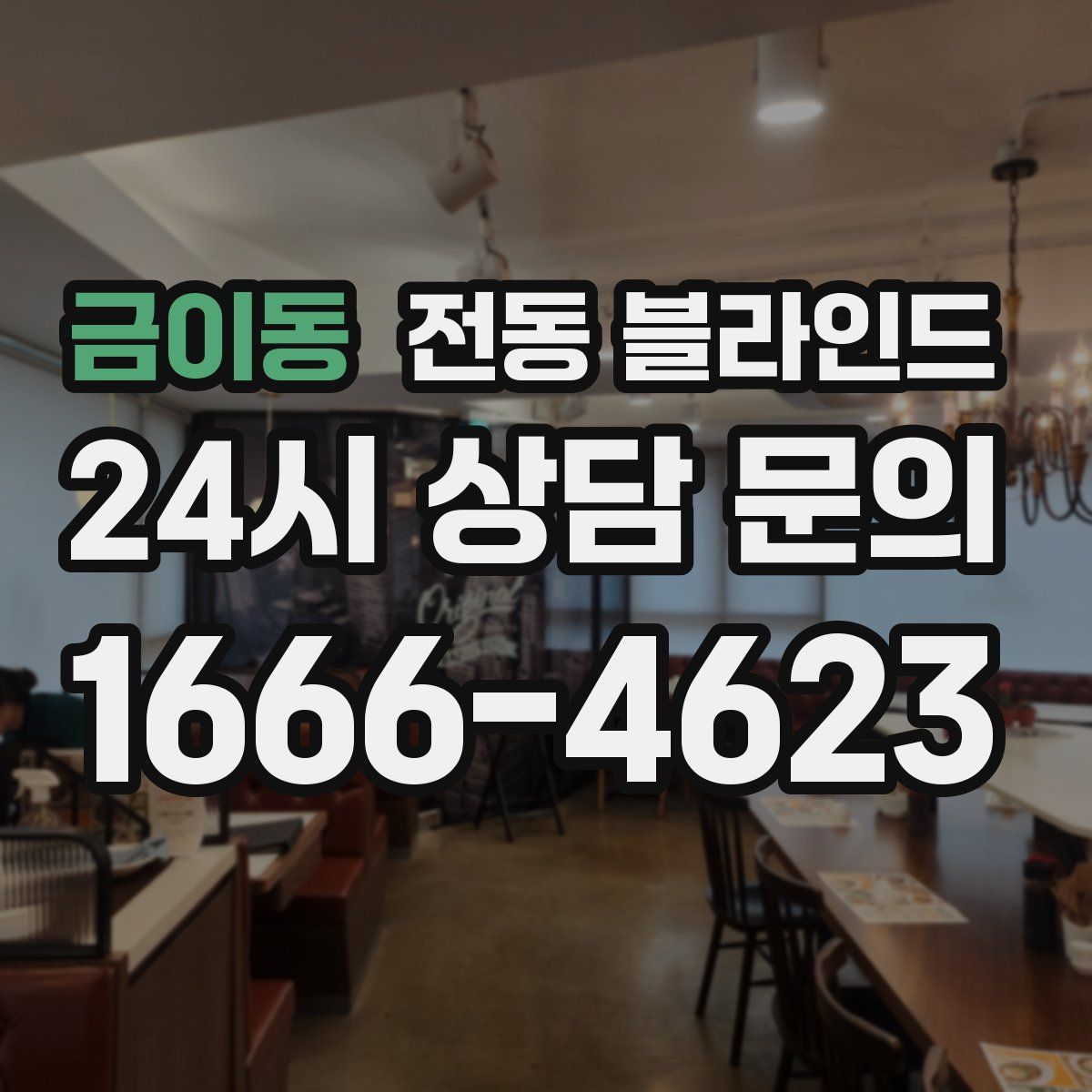 금이동 전동 블라인드