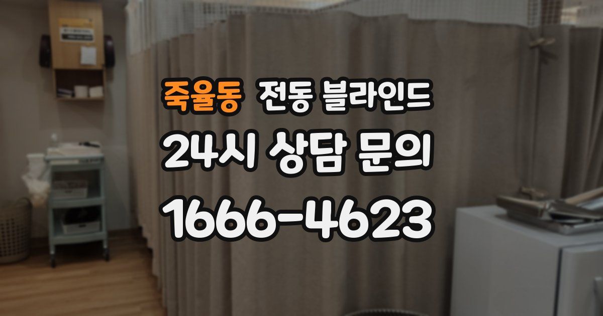 죽율동 전동 블라인드