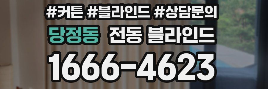 당정동 전동 블라인드