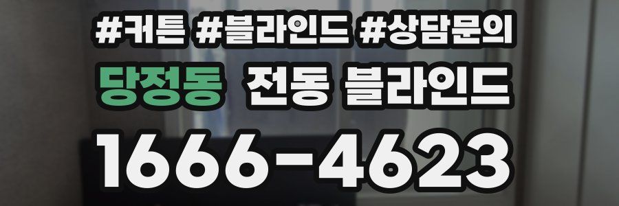 당정동 전동 블라인드