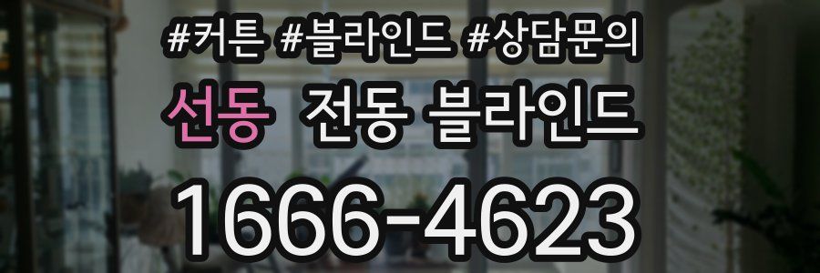 선동 전동 블라인드