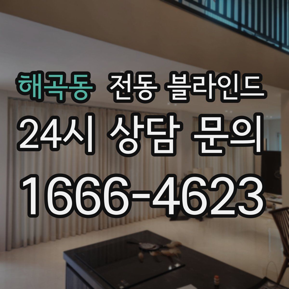 해곡동 전동 블라인드