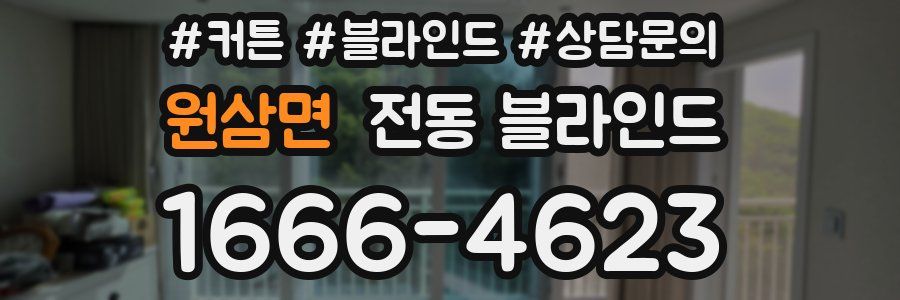 원삼면 전동 블라인드