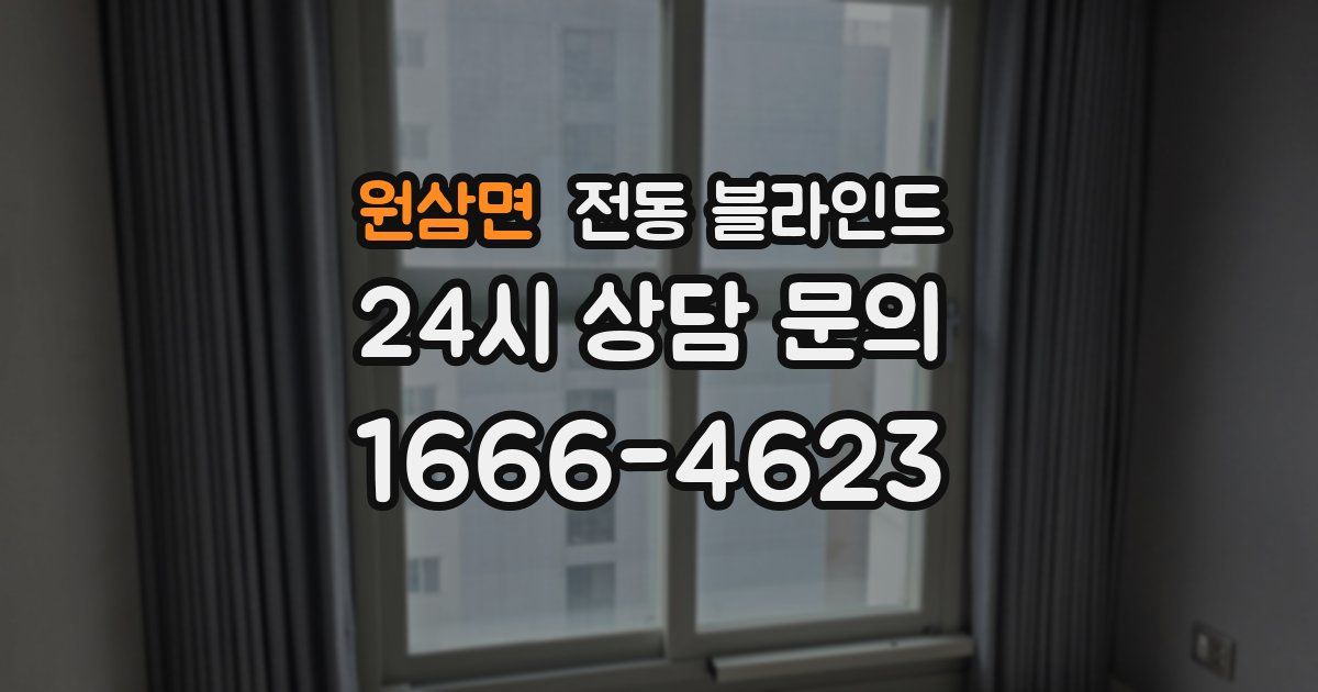 원삼면 전동 블라인드