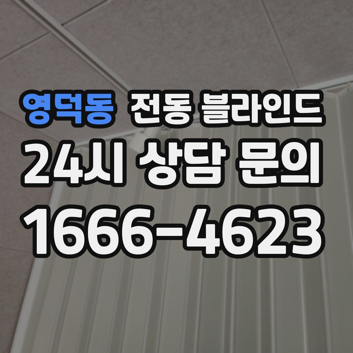 영덕동 전동 블라인드