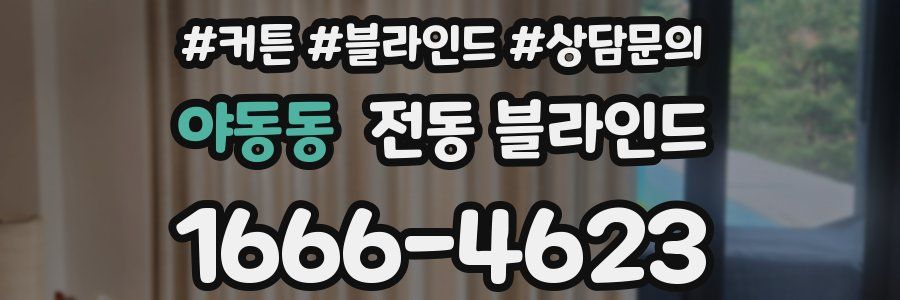 야동동 전동 블라인드