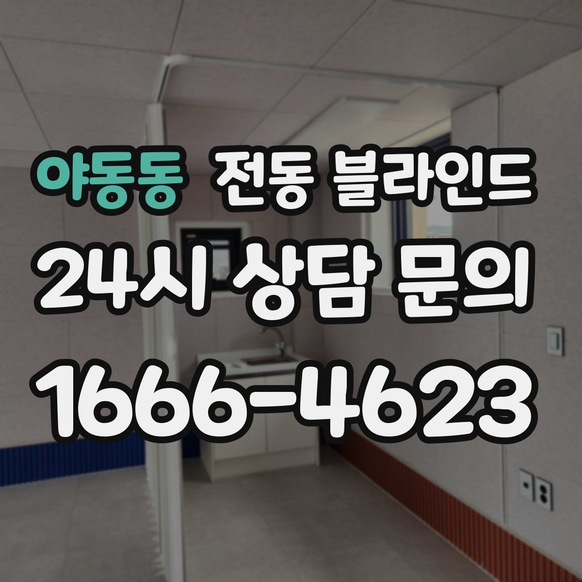 야동동 전동 블라인드