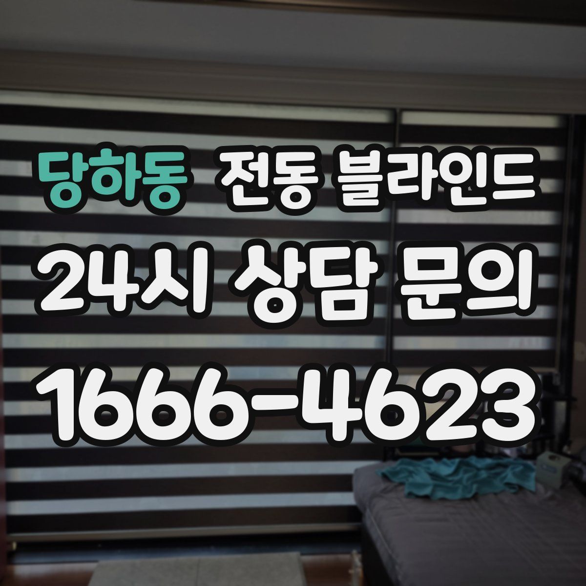 당하동 전동 블라인드