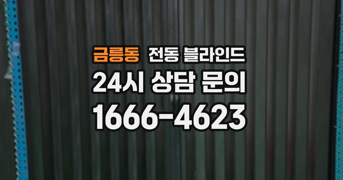금릉동 전동 블라인드