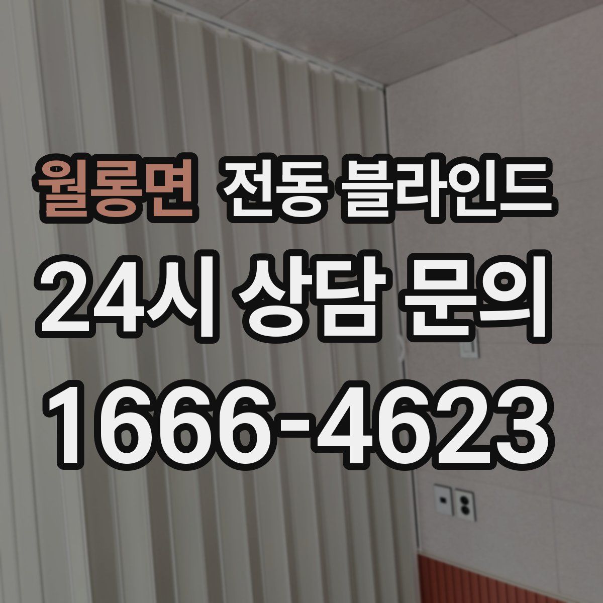 월롱면 전동 블라인드