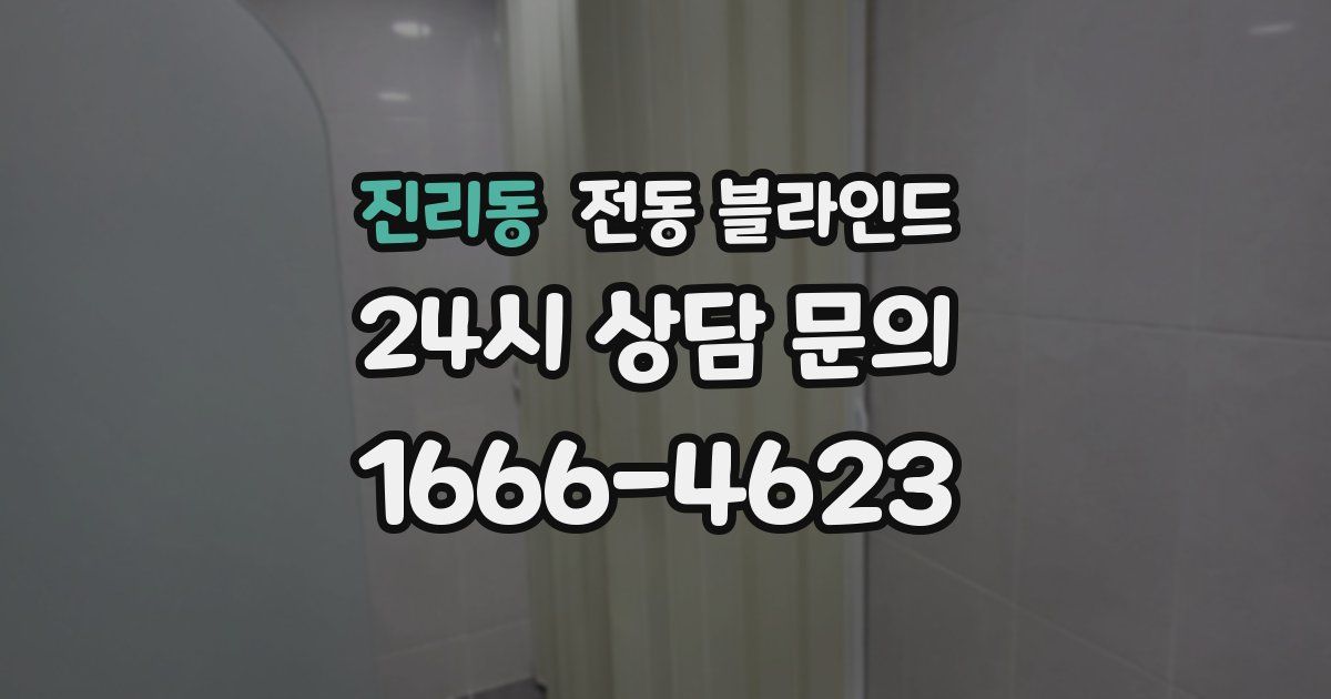 진리동 전동 블라인드