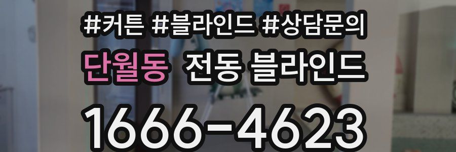 단월동 전동 블라인드