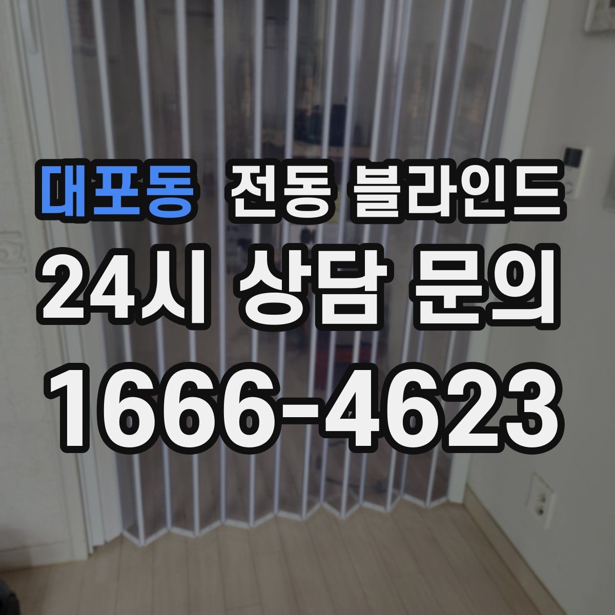 대포동 전동 블라인드