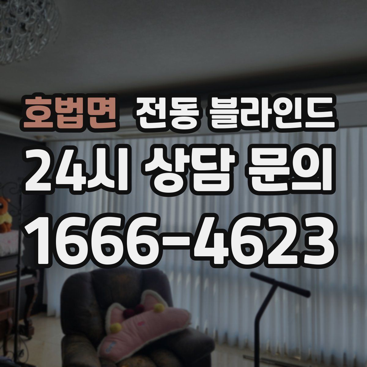 호법면 전동 블라인드