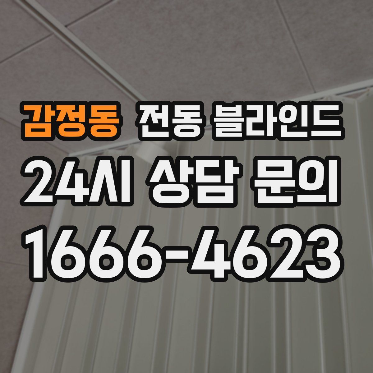 감정동 전동 블라인드