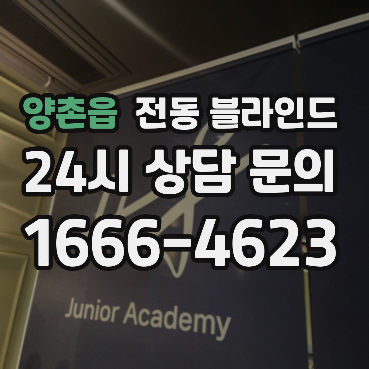 양촌읍 전동 블라인드