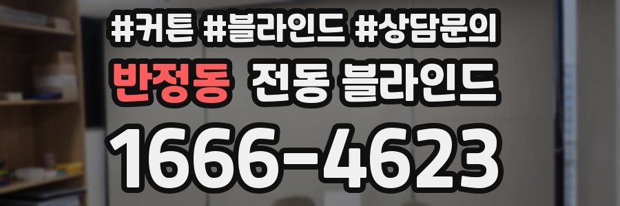 반정동 전동 블라인드