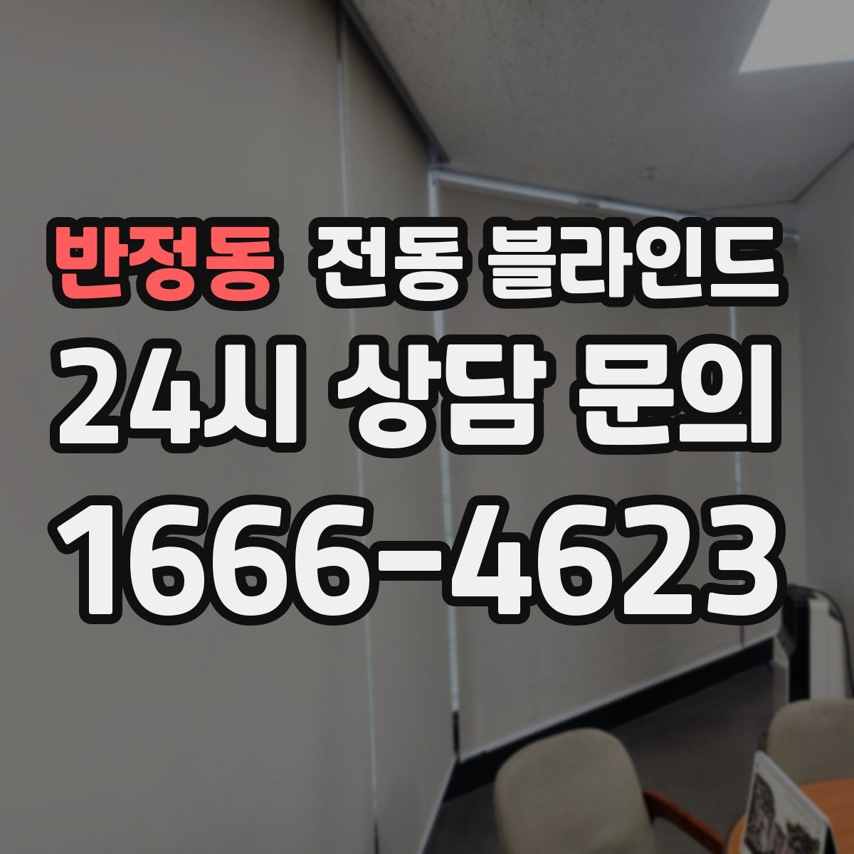 반정동 전동 블라인드