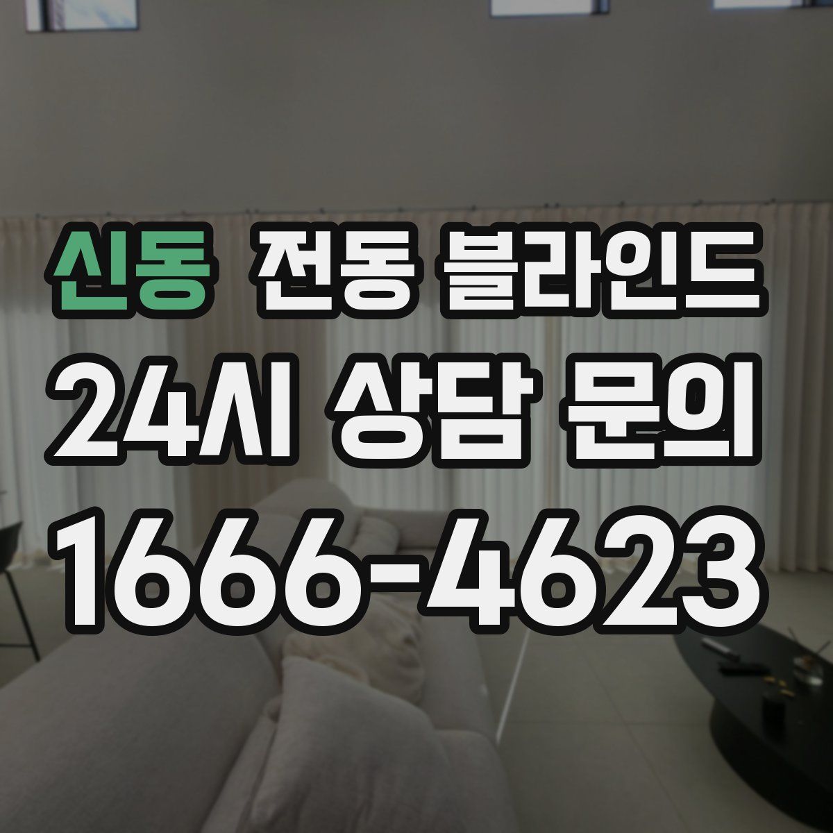 신동 전동 블라인드