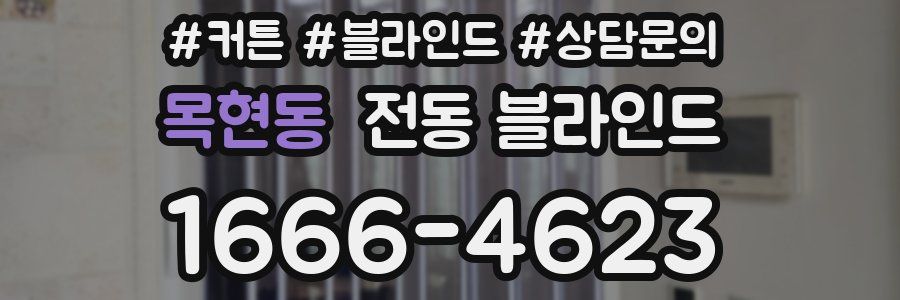 목현동 전동 블라인드
