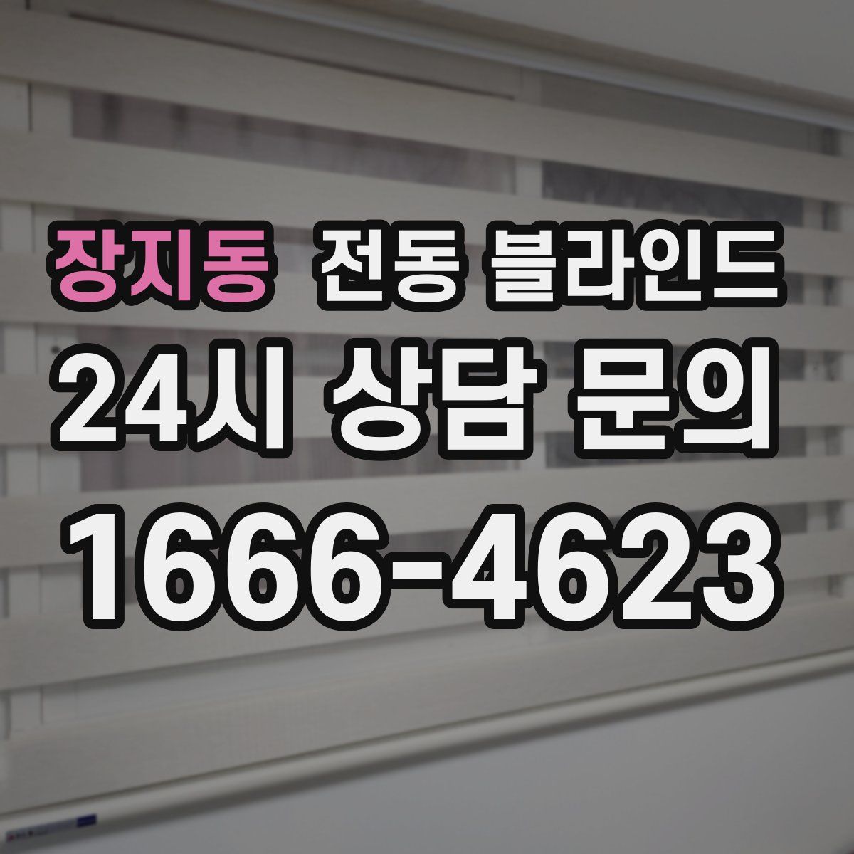 장지동 전동 블라인드