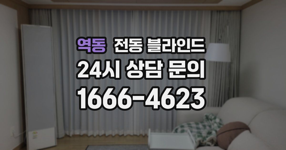 역동 전동 블라인드
