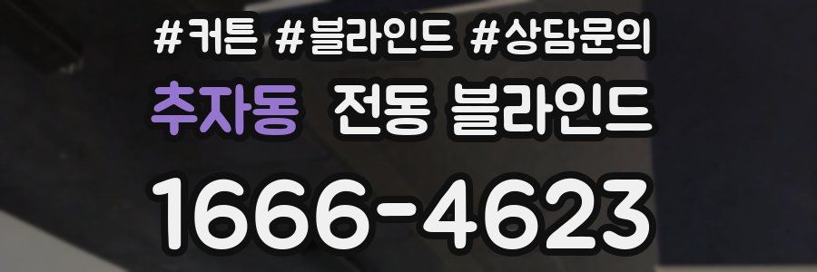 추자동 전동 블라인드