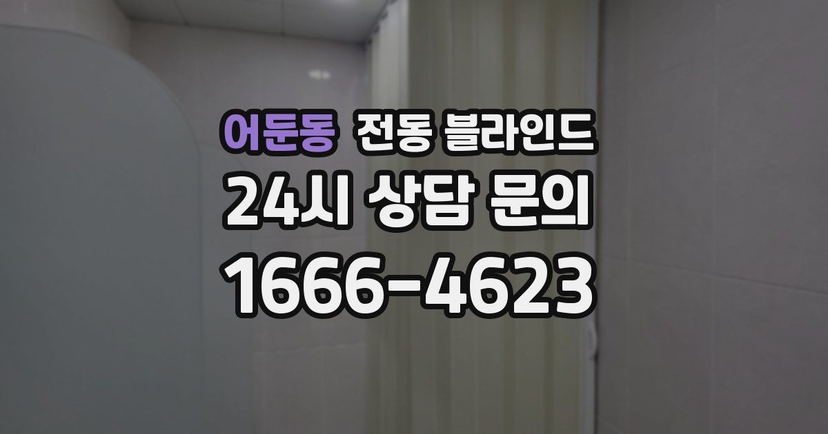 어둔동 전동 블라인드