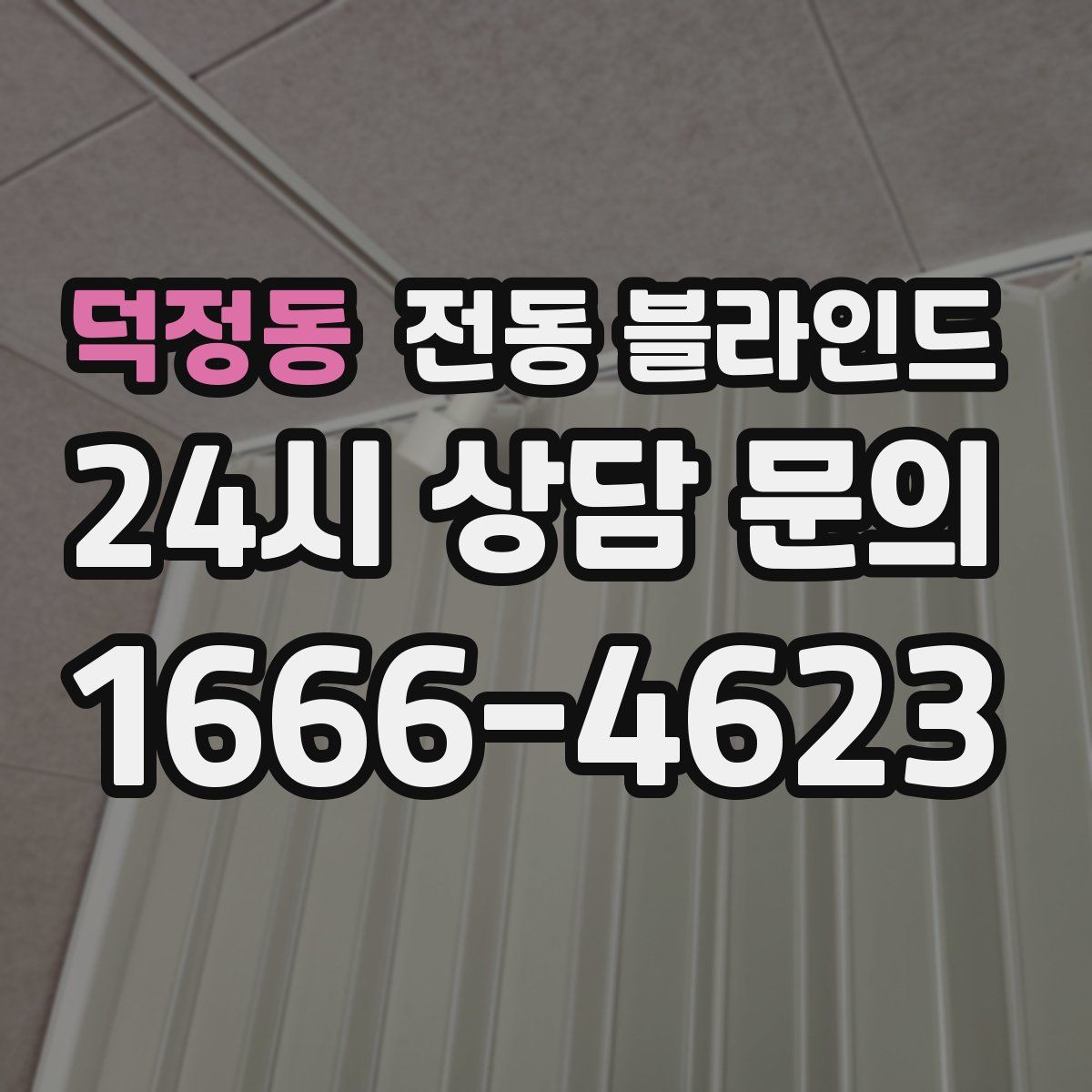 덕정동 전동 블라인드