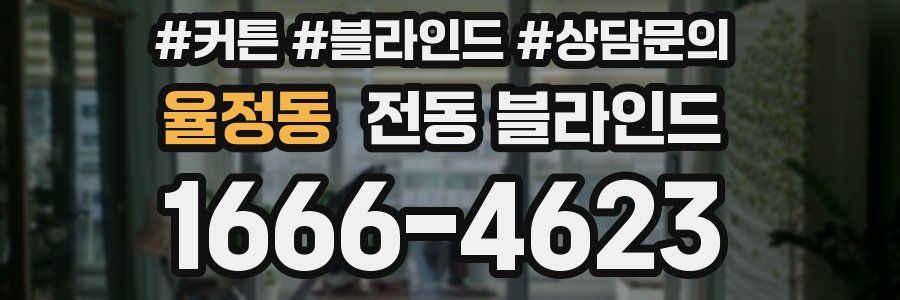 율정동 전동 블라인드