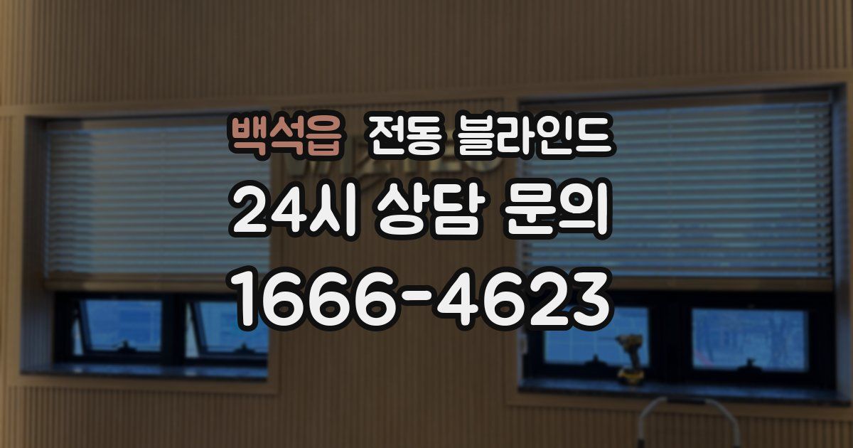 백석읍 전동 블라인드