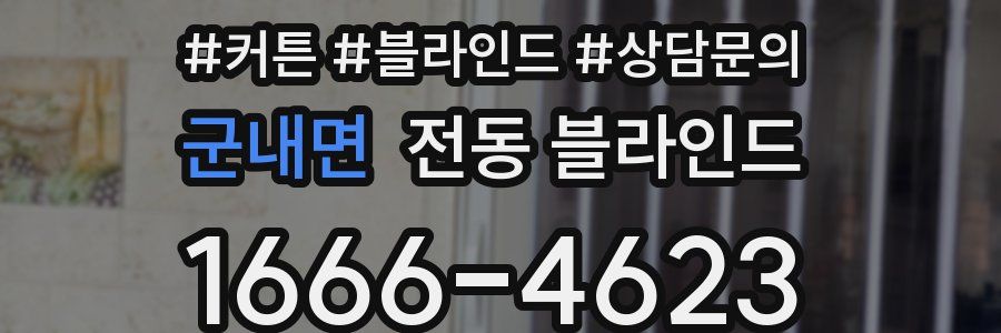 군내면 전동 블라인드