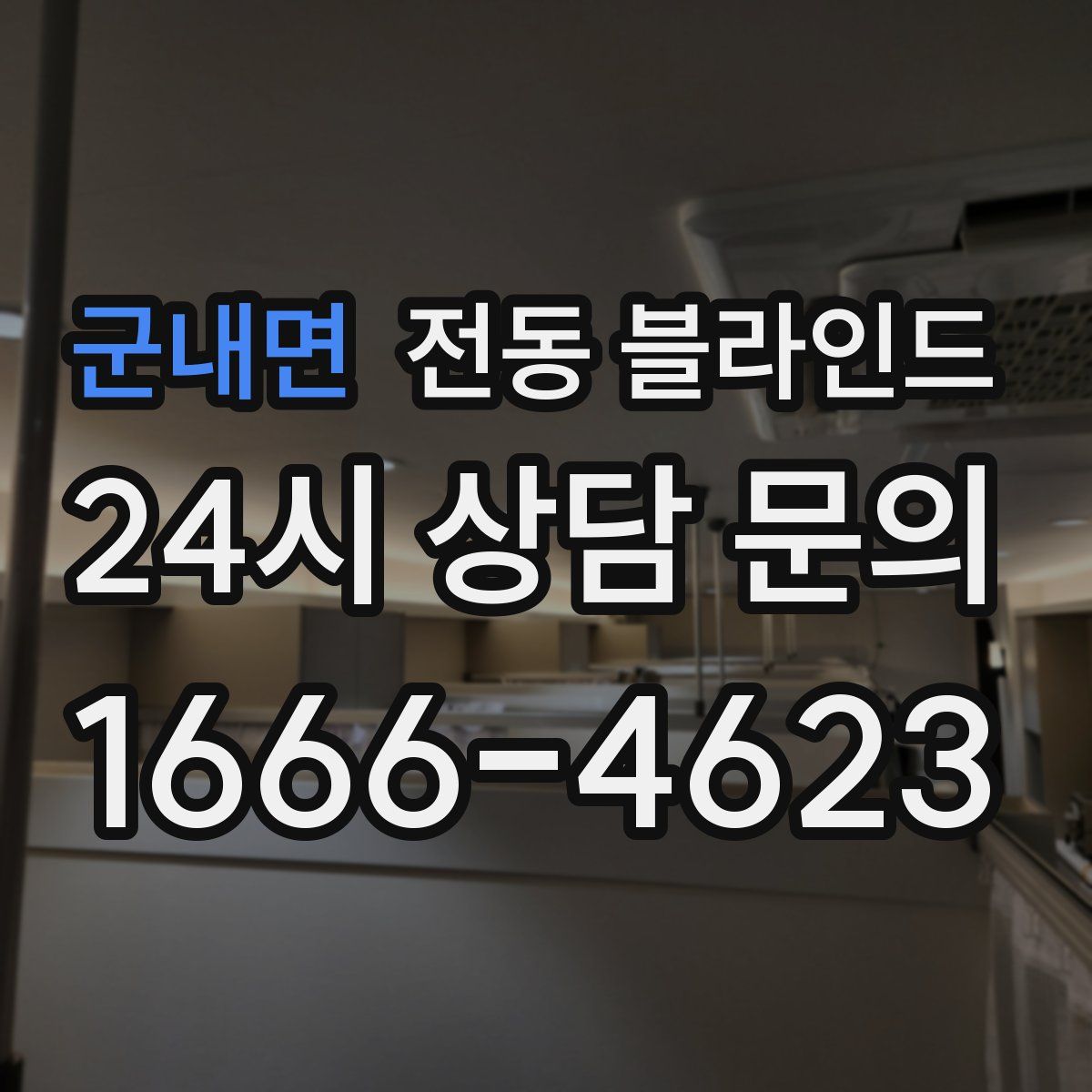 군내면 전동 블라인드
