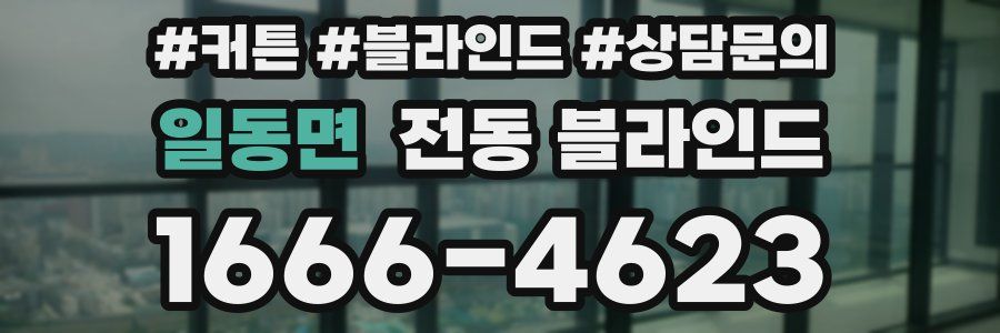 일동면 전동 블라인드