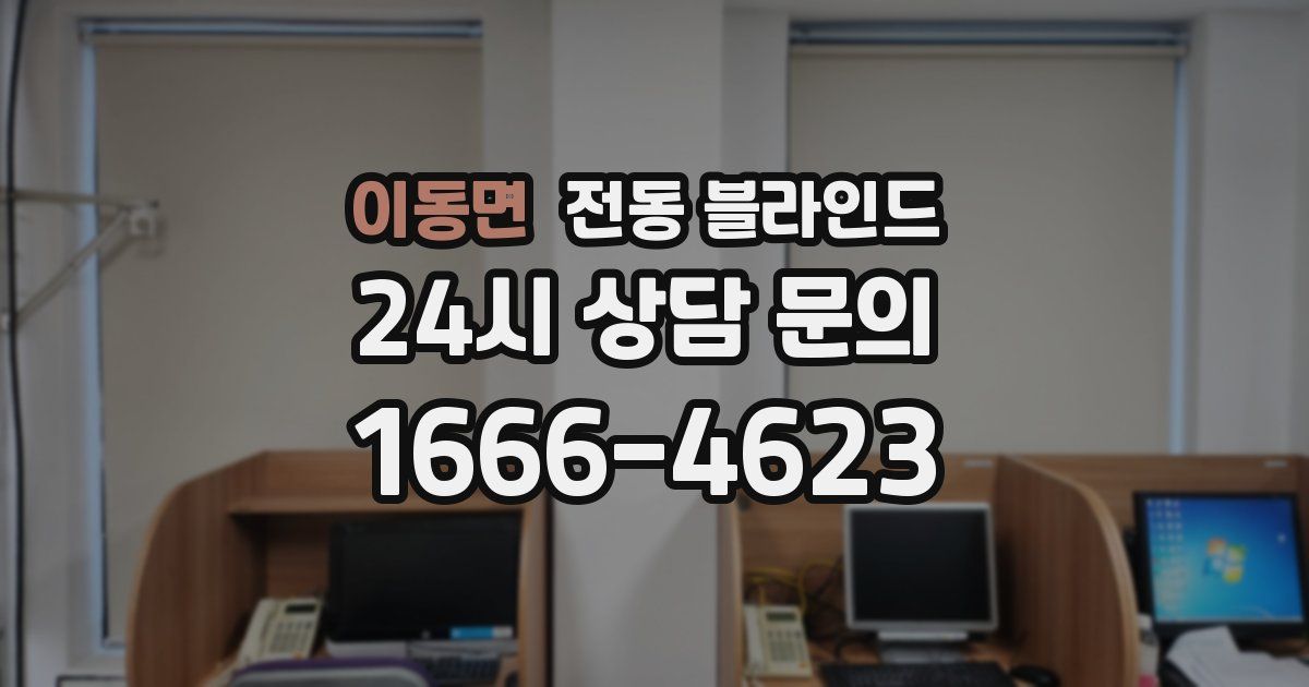 이동면 전동 블라인드