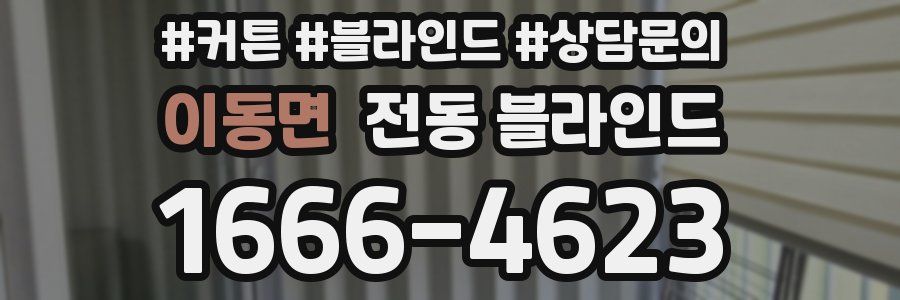 이동면 전동 블라인드