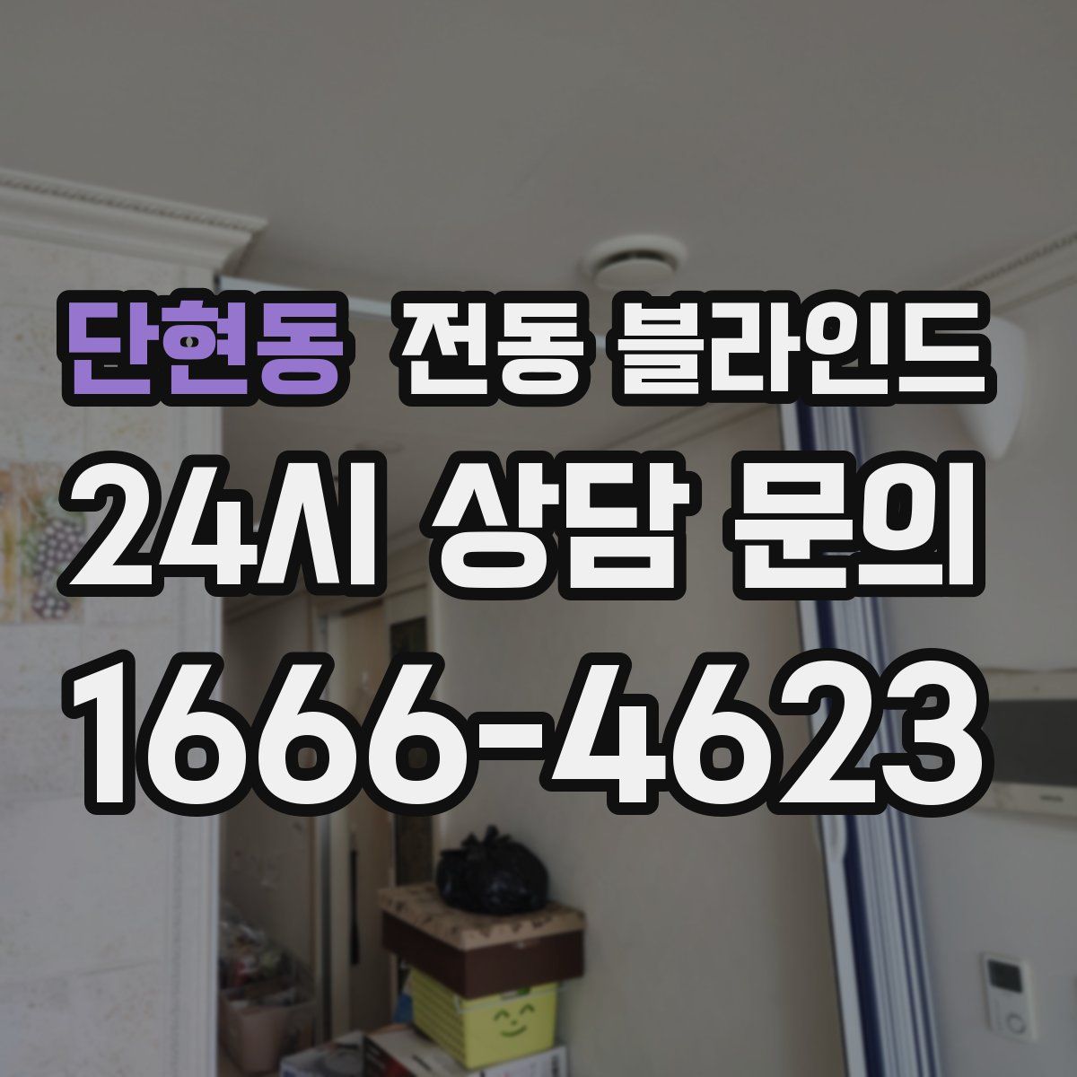 단현동 전동 블라인드