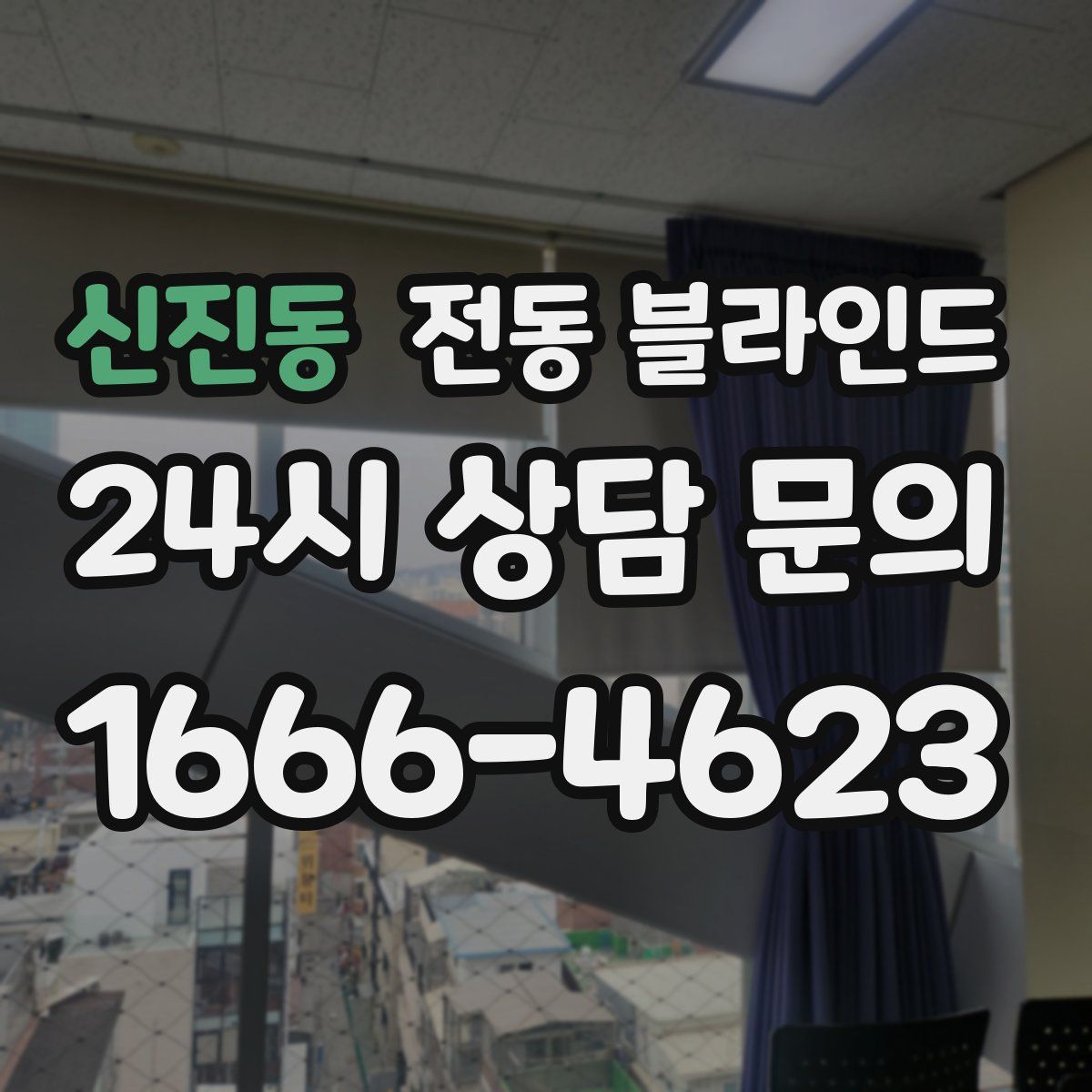 신진동 전동 블라인드