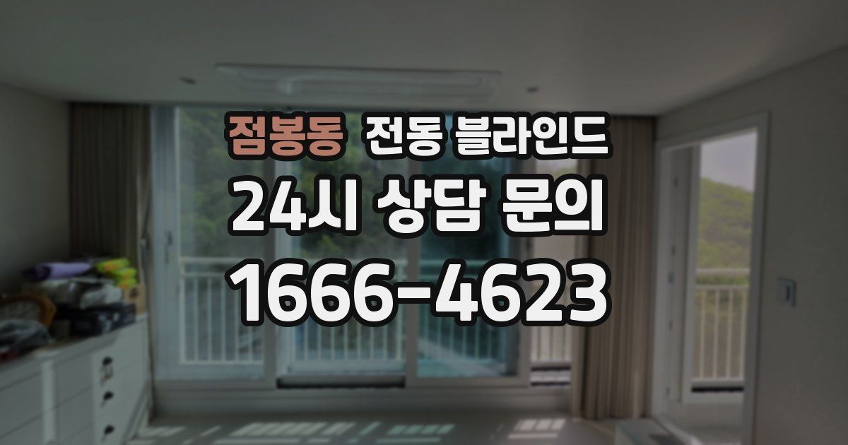 점봉동 전동 블라인드