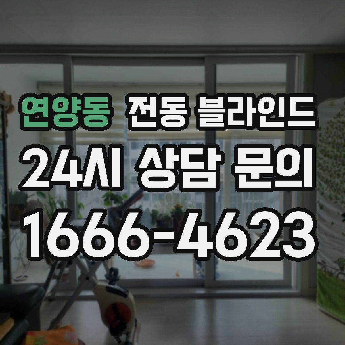 연양동 전동 블라인드