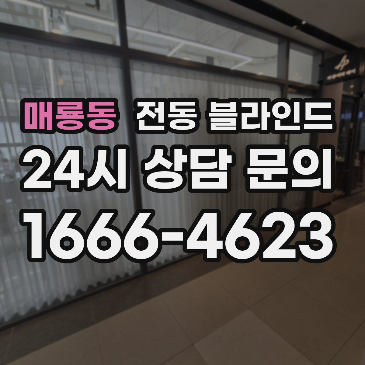 매룡동 전동 블라인드