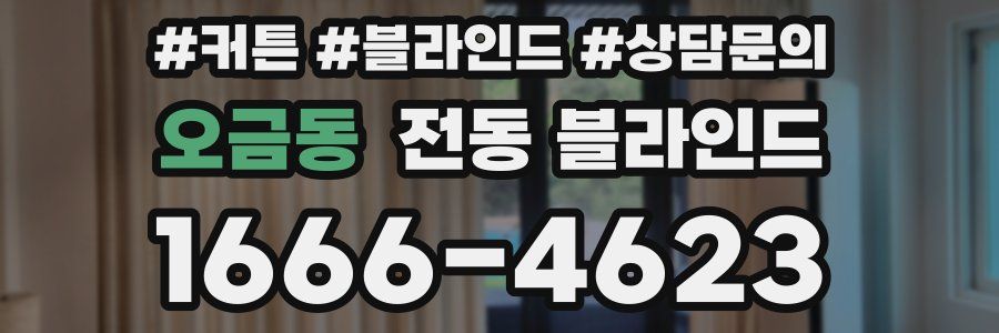 오금동 전동 블라인드