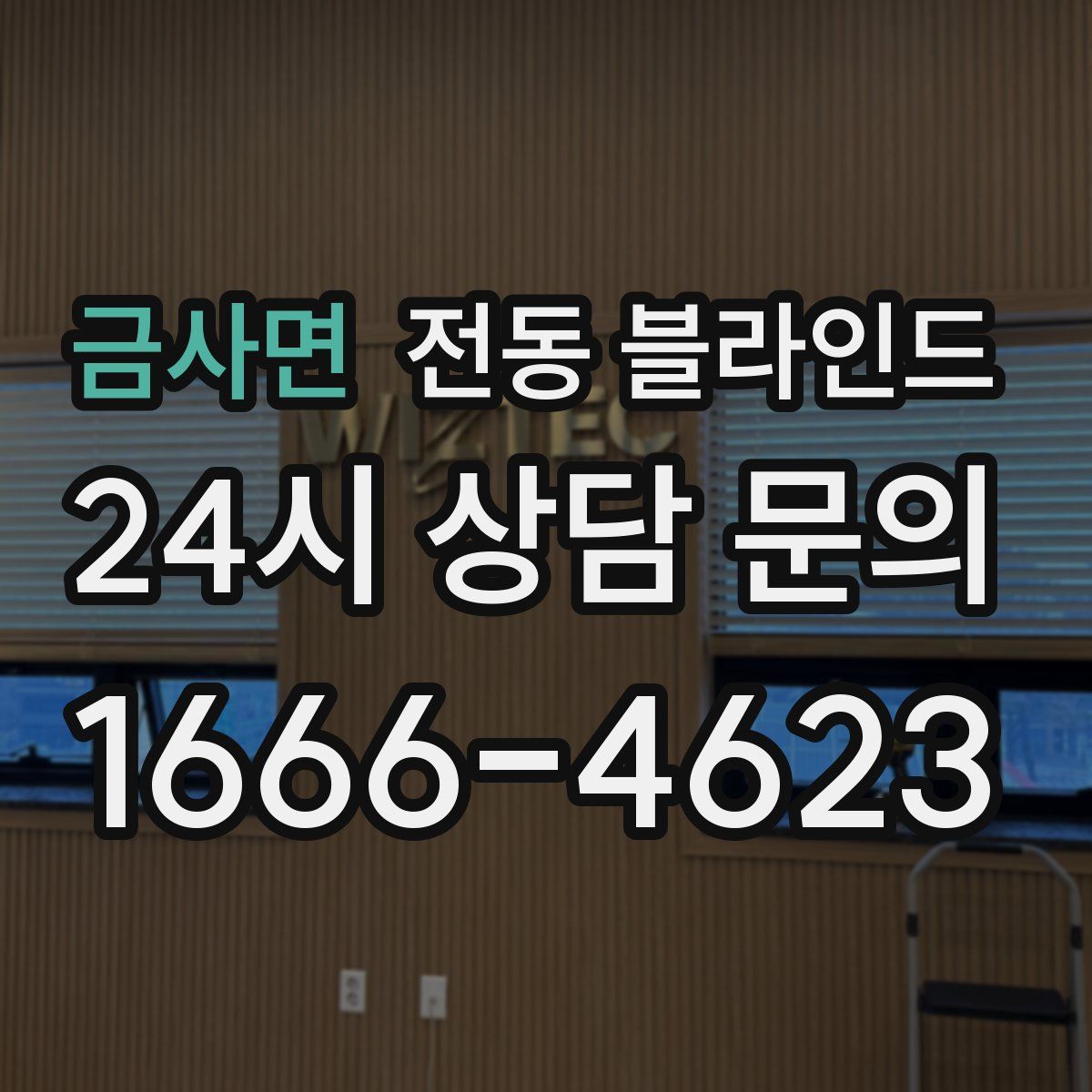 금사면 전동 블라인드